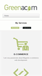 Mobile Screenshot of greenacorn-websolutions.com